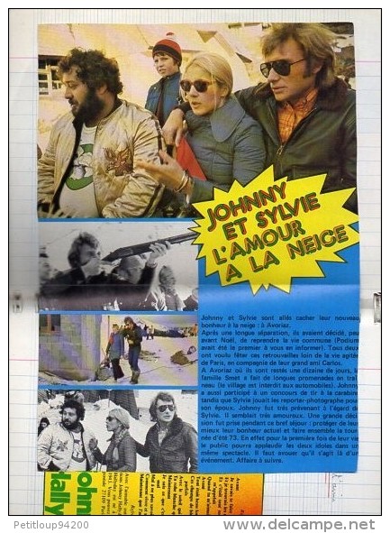 CAHIER  JOHNNY HALLYDAY  Coupures de Presse