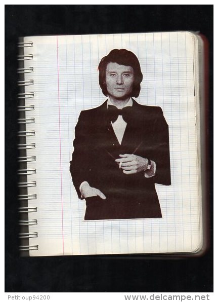 CAHIER  JOHNNY HALLYDAY  Coupures de Presse