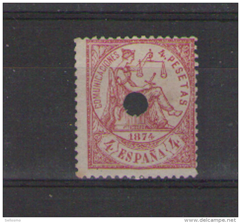 1873 Edifil 139 Taladrado,usado        #529 - Unused Stamps