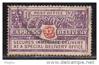 6d Express Delivery Used, New Zealand , - Timbres Express