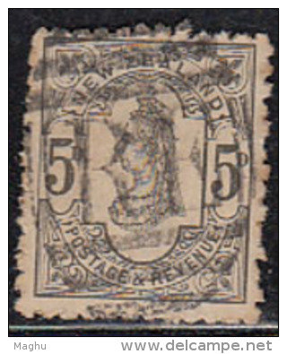 5d Used, New Zealand,  As Scan - Used Stamps