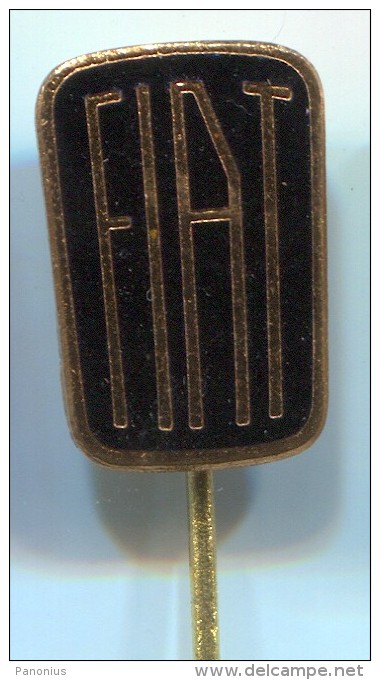 Car,auto,automobile, FIAT, Enamel, Pin, Badge - Fiat