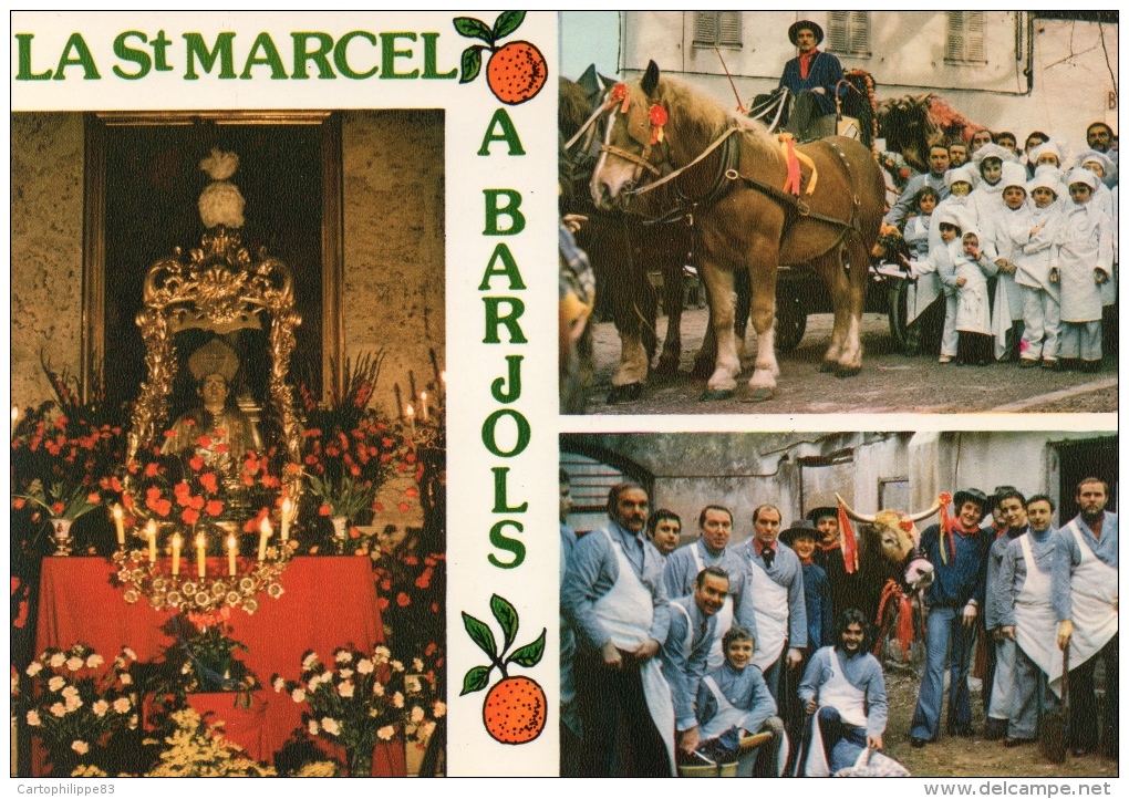 VAR 83 BARJOLS FÊTE DE LA SAINT MARCEL FÊTE DES TRIPETTES LES ANNÉES 70 - Barjols