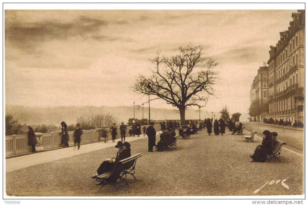 CPA PAU (64): Le Boulevard Des Pyrénées Et Les Coteaux De Jurançon - Editions Jové Pau Tirage Aux Sels D'Argent - Pau