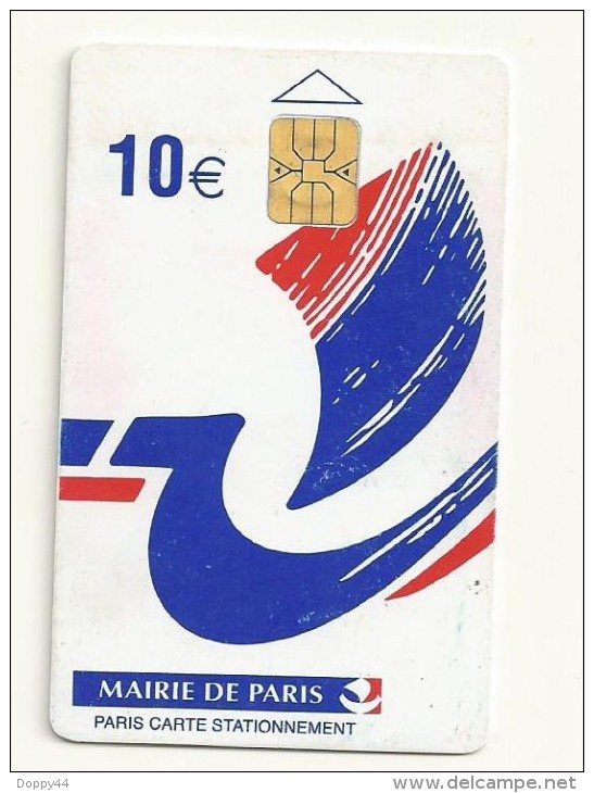 CARTE STATIONNEMENT PARIS 10 EUROS - Cartes De Stationnement, PIAF