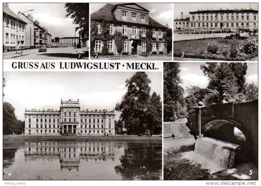 Ludwigslust - S/w Mehrbildkarte 1 - Ludwigslust