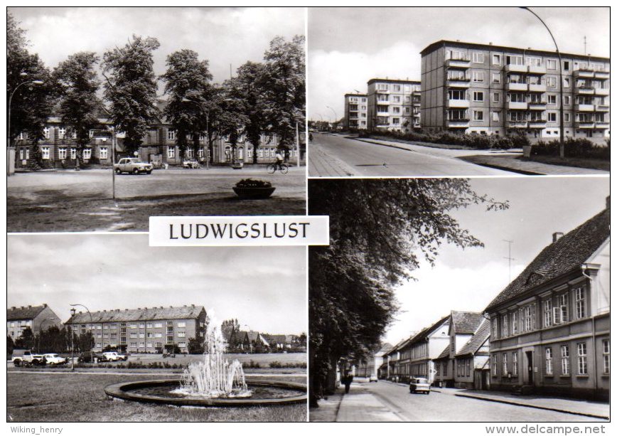 Ludwigslust - S/w Mehrbildkarte 2 - Ludwigslust