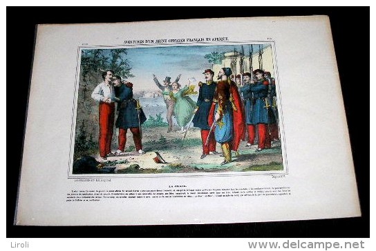 IMAGERIE PELLERIN  - D' EPINAL : N° 103. AVENTURES D' UN JEUNE OFFICIER. 4 Planches - Other & Unclassified