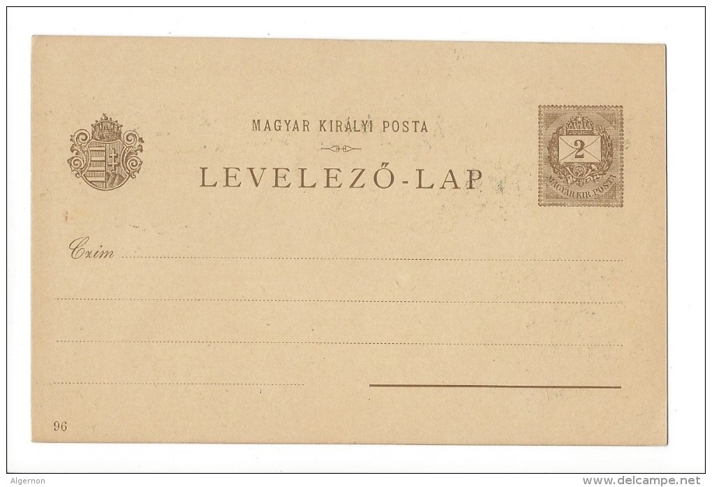 10711 - Pozsony Litho Entier Postal Hongrois - Slovaquie