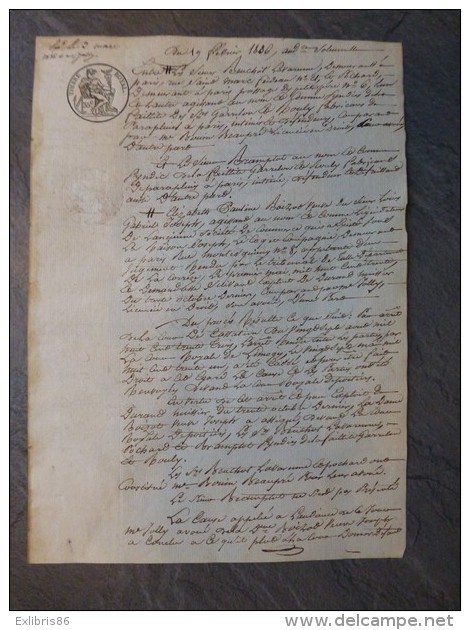 Fabrique De Parapluies Joseph Lecoq, 1836, Procès Beuchot Lavarenne, Pauline Boizot  ; Ref 836 - Historical Documents