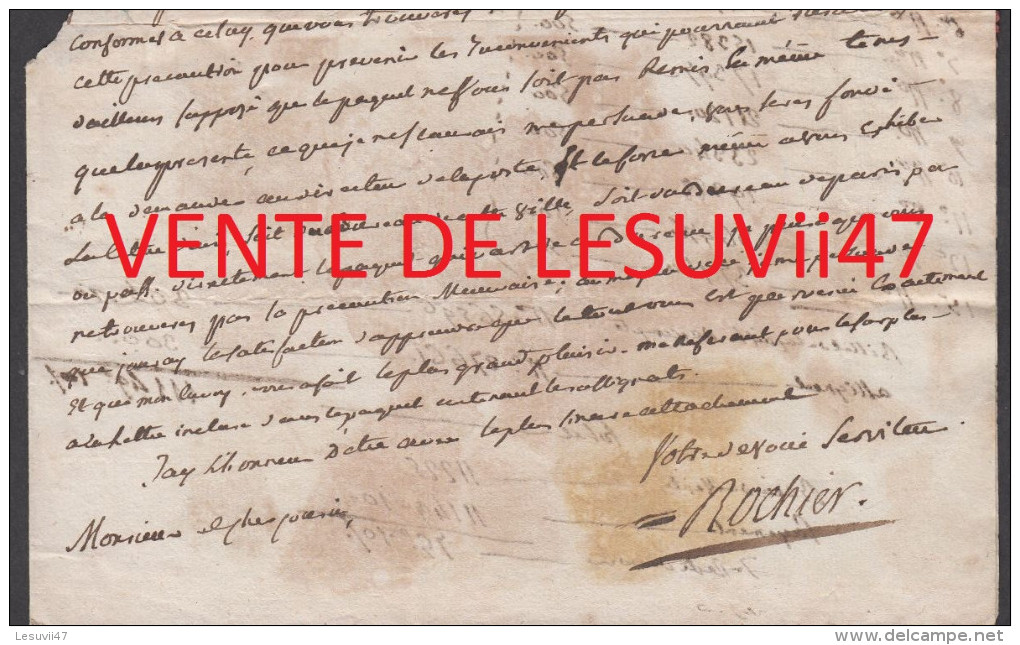 Marque Postale Hérault " Gignac ", 1792 . - 1701-1800: Précurseurs XVIII