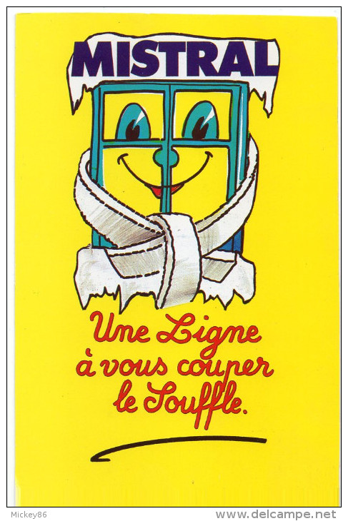 Publicité-1988-- MISTRAL "Une Ligne à Vous Couper Le Souffle"n°17--Série Limitée 250 Ex Numérotés--tirage Total 800ex - Publicité