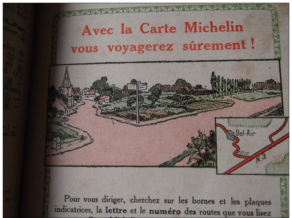 RARE GUIDE MICHELIN ROUGE 1922 PROPRE COMPLET - Michelin (guides)