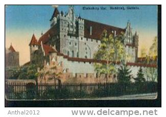 Litho Marienburg Wpr. Hochschloß Westseite 19.8.1916 - Westpreussen