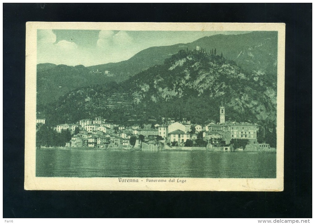 T1829 CARTOLINA LECCO VARENNA PANORAMA DEL LAGO - Lecco