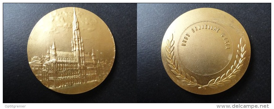 MEDAILLE BELGIQUE URBS BRUXELLAE GRATA - 50 Mm - Autres & Non Classés