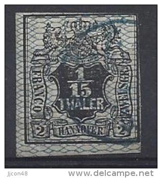 Germany (Hannover)  1856-57  (o) Mi.11 - Hannover