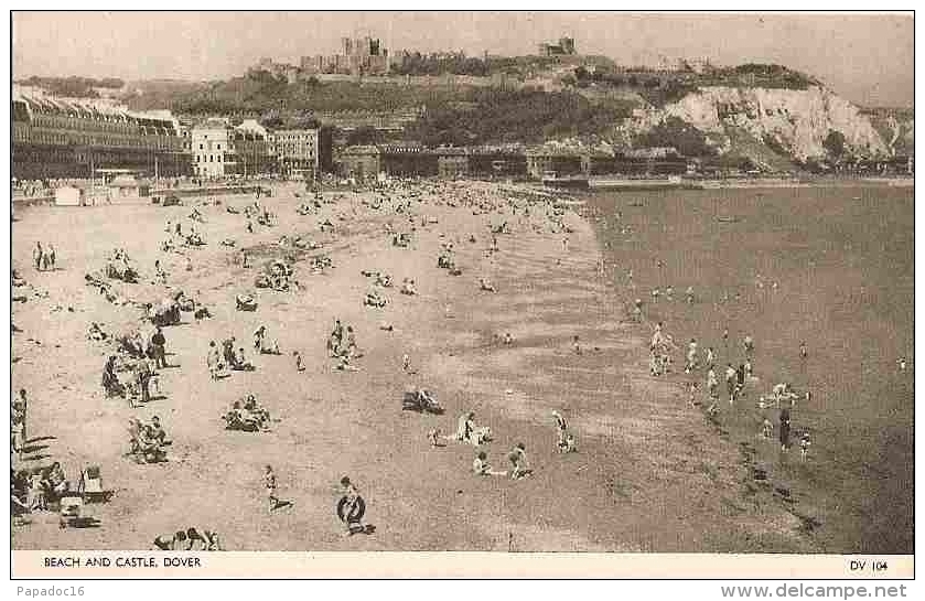 GB - K - Beach And Castle, Dover - Jarrold &amp; Sons Ltd. Crome-series N° DV 104 - Dover