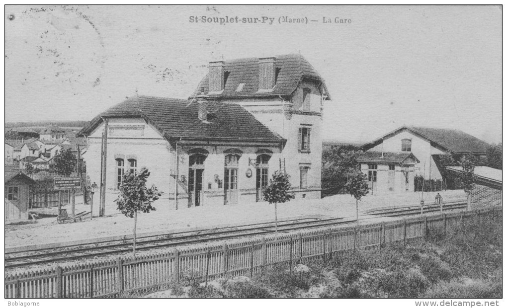 St-souplet-sur-py (marne) La Gare - Other & Unclassified