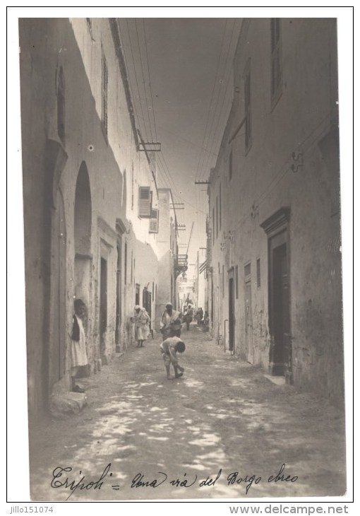 Tripoli  Via Del Borgo Ebreo - Libia