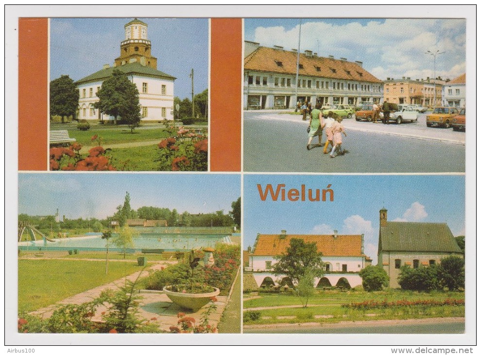 POLOGNE - WIELUN - MULTIVUES - 2 Scans - - Polonia