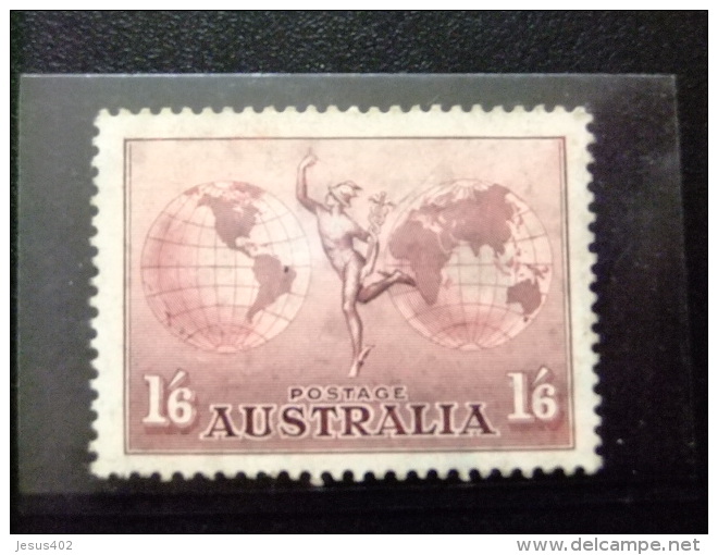 AUSTRALIA - AUSTRALIE - 1937 - VOLS TRANSOCÉANS - YVERT &amp; TELLIER N&ordm; PA 6 * MH - Nuevos