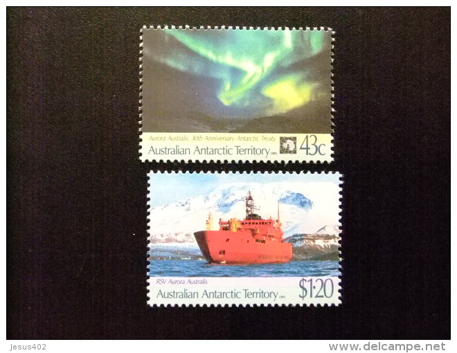 TERRITOIRE ANTARCTIQUE AUSTRALIEN - 1991 - EXPLORATION ANTARCTIQUE - YVERT & TELLIER -  Nº 88/89 **MNH - Unused Stamps