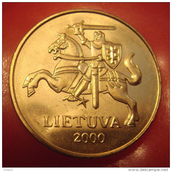 Lithuania - 50 Centi 2000 Y - UNC Horseman ,soldiers - Lithuania