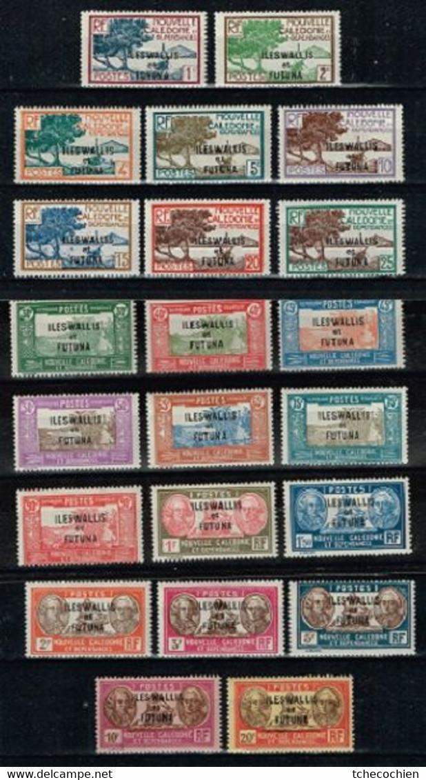 Wallis Et Futuna - 1930 - N° 43 à 51, 52 à 54, 55, 56, 57, 58, 60, 61 à 65, Neufs Avec Traces De Charnières - Unused Stamps