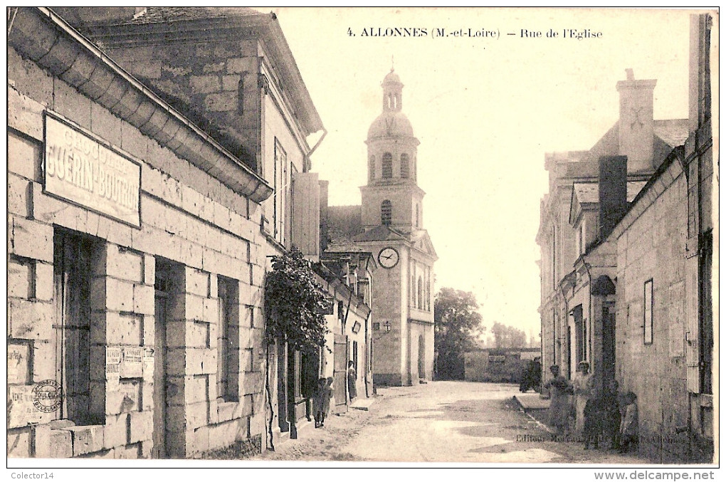 49 ALLONNES  RUE DE L'EGLISE - Allonnes