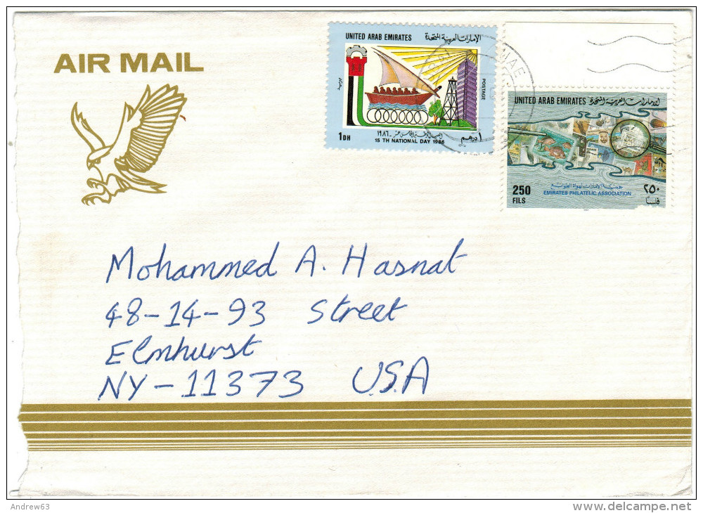 U.A.E. - UAE - Emirati Arabi Uniti - DUBAI - 2000 - Air Mail - 15th National Day + Emirates Philatelic Association - ... - Dubai