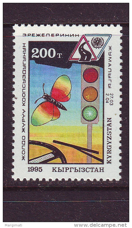 Kyrgystan 1995. Traffic Safety 1v. Pf.** MNH - Kirgisistan