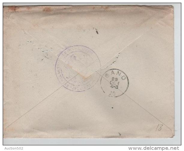 Lettre D'Afrique Du Sud Du Consulat Belge C.Durban En 1900 V. Gand C. D'arrivée PR1380 - Other & Unclassified