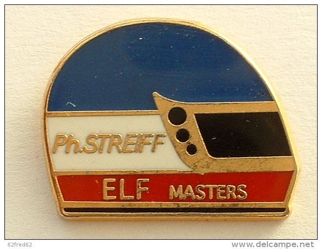 PIN´S CASQUE PHILIPPE STREIFF ELF MASTER - F1