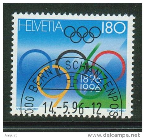 Suisse /Schweiz/Svizzera/Switzerland/ 1996 / Centenaire Des Jeux Olympiques /No. 895 - Usati