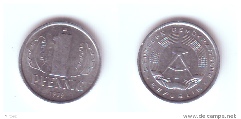Germany DDR 1 Pfennig 1979 A - 1 Pfennig