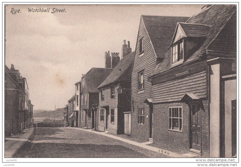 POSTCARD 1930 CA. RYE WATCHBELL STREET - Rye