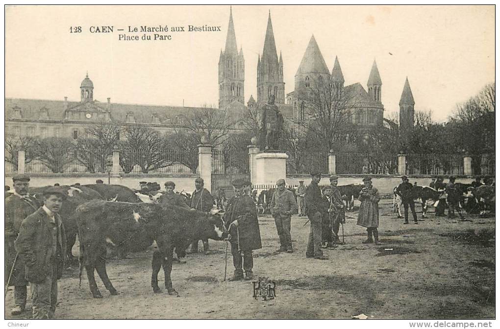 CAEN LE MARCHE AUX BESTIAUX PLACE DU PARC - Caen