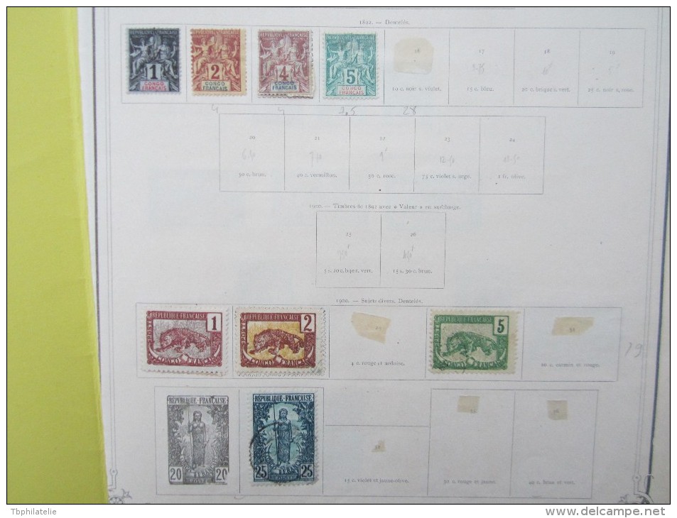 VEND BEAU LOT DE TIMBRES DU CONGO SUR 4 F.A. !!!! - Other & Unclassified