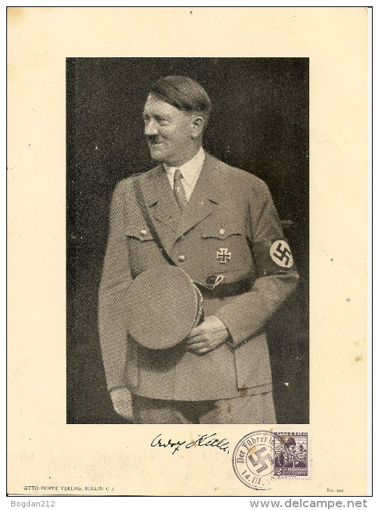 1938 - A.HITLER, Foto 17,5X24cm Gute Zustand, 4 Scan - Guerre 1939-45