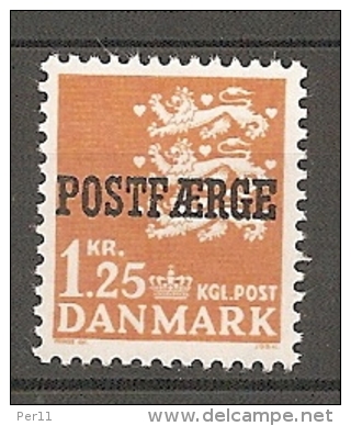 1,25 Kr Postfærge MNH / **   (dk598) - Officials