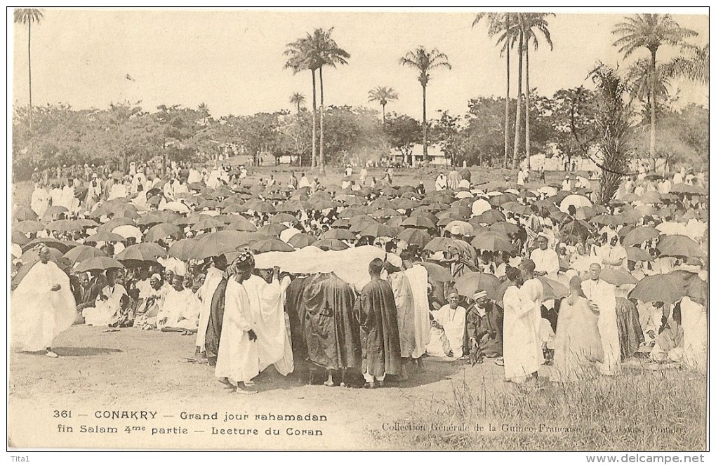 S1619 -361 - Conakry - Grand Jour Rahamadan - Lecture Du Coran - Guinée