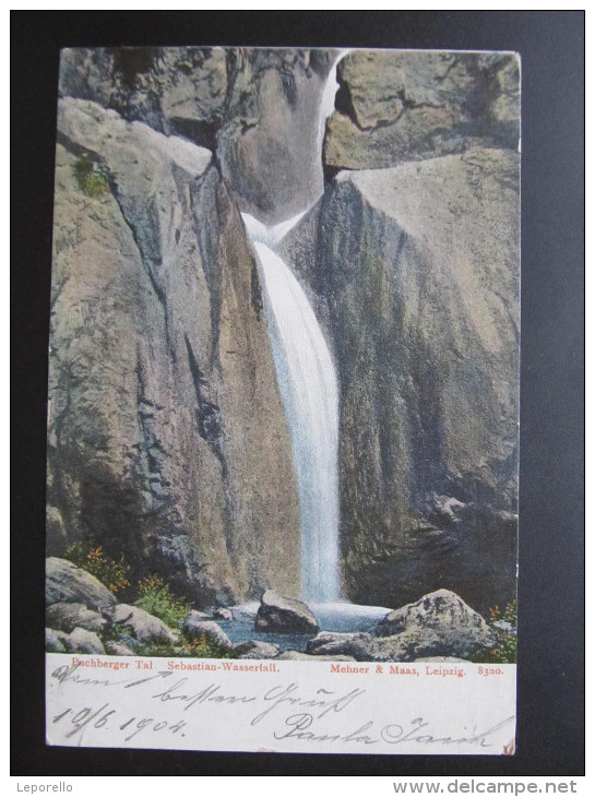 AK PUCHBERG Sebastian Wasserfall 1900  // D*14571 - Schneeberggebiet