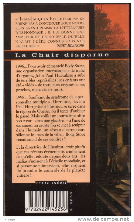 La Chair Disparue Par Jean-Jacques Pelletier - Alire N°21 - Sonstige & Ohne Zuordnung