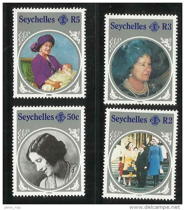 Seychelles 1985 Queen Mother 85th Birthday MNH - Seychelles (1976-...)