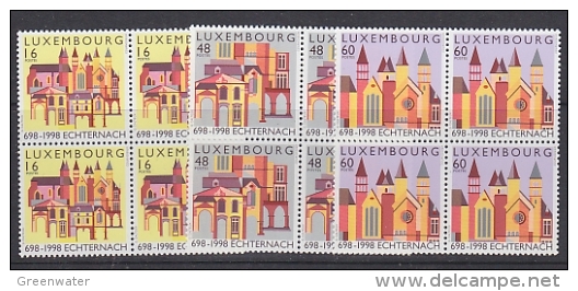 Luxemburg 1998  Echternach 3v Bl Of 4  ** Mnh (F2632) - Nuevos