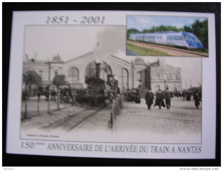 Nantes - 150ème Anniversaire De L'arrivée Du Train (2001) - Nantes