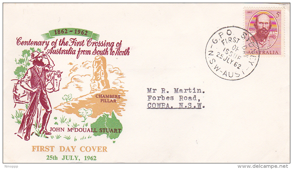 Australia 1962 Stuart Expedition Addressed  FDC - FDC