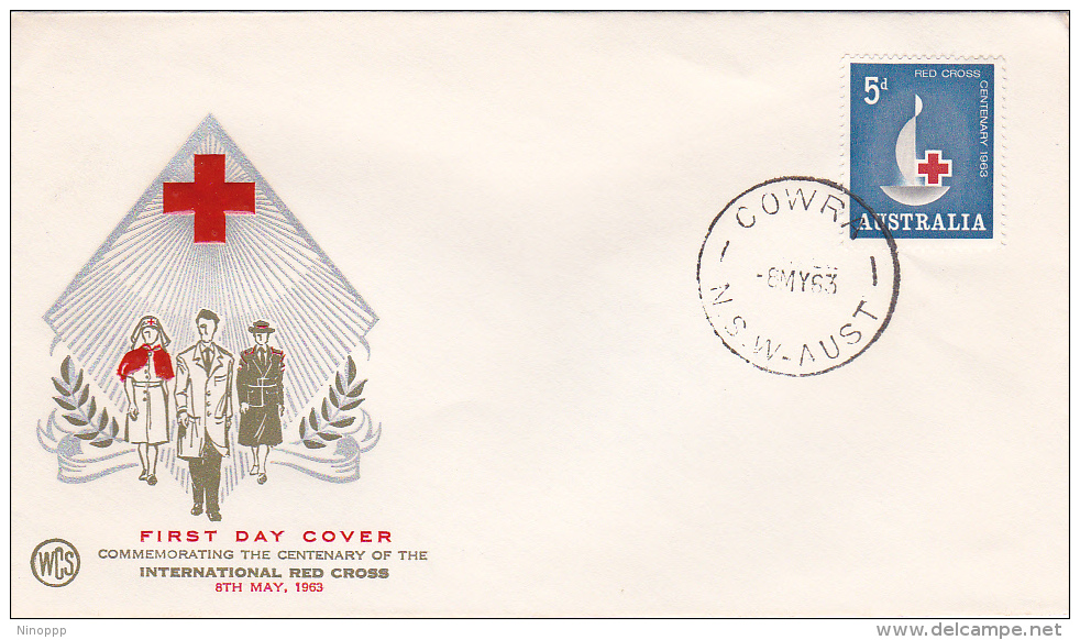 Australia 1963 Red Cross Wesley FDC - Premiers Jours (FDC)