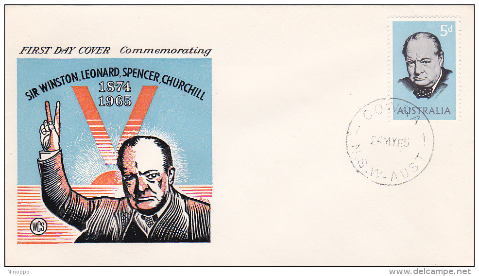 Australia 1965 Churchill  Wesley FDC - FDC